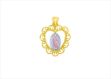 Heart Frame Mother Mary Pendant