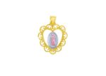Heart Frame Mother Mary Pendant