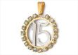 Two Tone Plated | Numeric Pendants