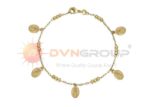 Gold Plated Virgin Mary Charm Bracelet
