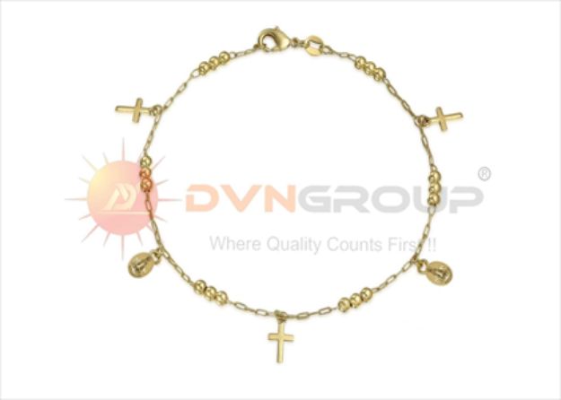 Gold Plated Virgin DE Cobra Bracelet