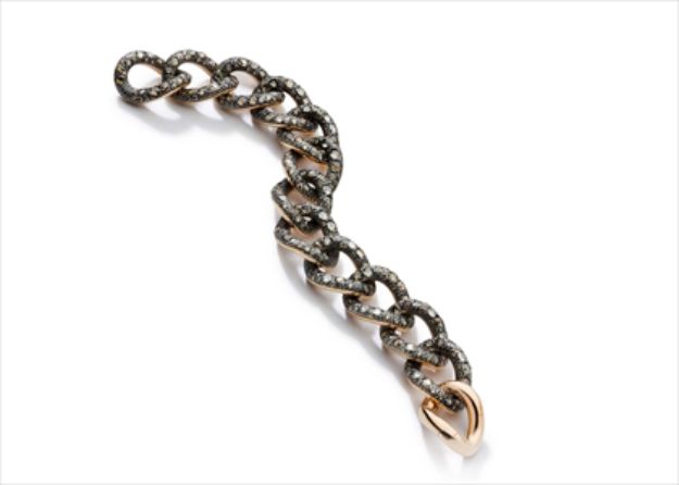 Gold Plated Mens Hip Hop Bracelet