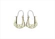 Gold Plated | Basket Hoop Earrings