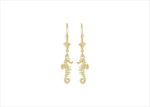 Seahorse Leverback Animal Earrings
