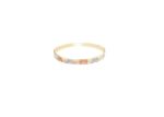 Tri Tone Plated | Flat Bangles