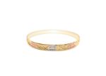 3 Tone Plated | Half Round Bangles