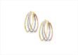 Three Tone Plated Seminario Earring