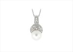 White Gold Plated | Pearl Pendants