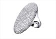 Oval Micro Pave Iced Out Ring