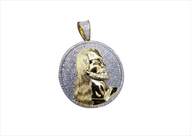 Huge Jesus Medallion Hip Hop Pendant