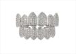 Rhodium Plated Hip Hop Top and Bottom Grillz