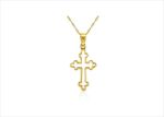 Cut Out Religious Cross Pendant