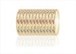 Three Tone Plated Side Veni Bangles