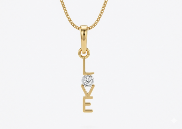 Stylish Bezel Set Pendant