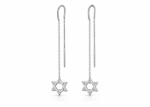 Star of David earrings