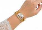 Best two-tone elephant bangle online