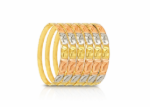 6MM Numeric Tri Color Semanario Bangles