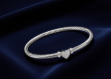 luxury rhodium bracelet
