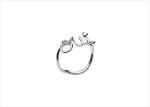 OUI Rhodium Ring