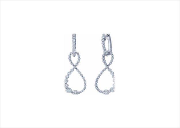 Rhodium Plated | Chandelier Earrings
