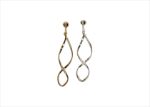 Elegant Dual Tone Earrings
