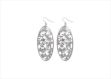 Silver Tone Dangle Earrings