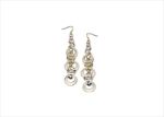 Elegant Dual Tone Earrings
