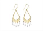 Gold Tone Dangle Earrings