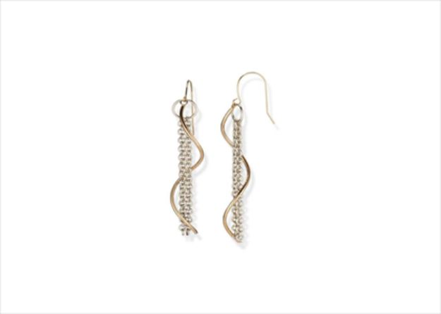 Gold Silver Earrings