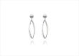 White Gold Plated | Chandelier Earrings