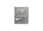 Elegant White Gold Earrings