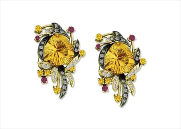 Gold Clip On Earrings