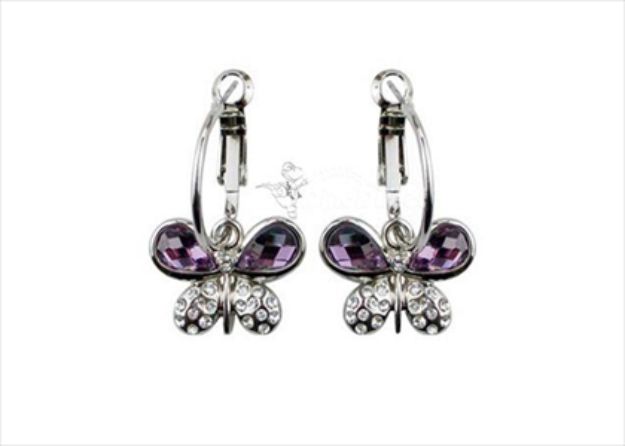 Butterfly Gemstone Earring