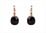 Rose Gold Plated Gemstone Dangle Earring