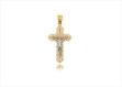 Three Tone Plated | High Polish Cross Pendants