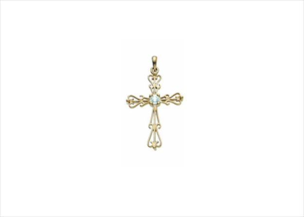 Gold Plated Cross Pendant