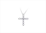 Rhodium Plated | Cross Pendants