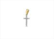 Dual Tone Plated | Cross Pendants