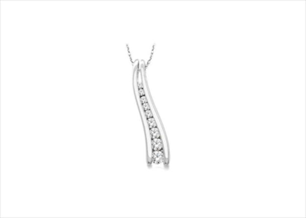 Rhodium Plated | Journey pendants