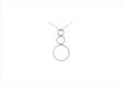 Rhodium Plated | Journey pendants