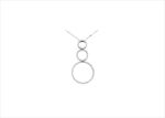 Rhodium Plated | Journey pendants