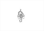 White Gold Plated | Mens Pendants