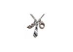 White Gold Plated | Mens Pendants
