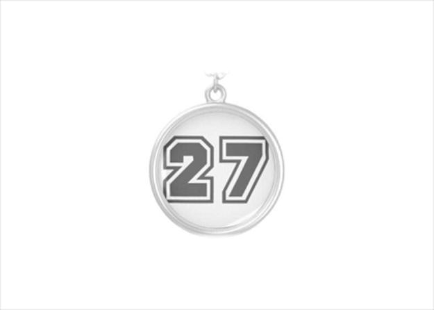 2 Tone Plated | Numeric Pendants