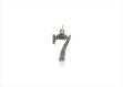 White Gold Plated | Numeric Pendants