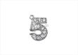 White Gold Plated | Numeric Pendants
