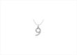 White Gold Plated | Numeric Pendants