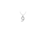 White Gold Plated | Numeric Pendants