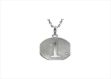 White Gold Plated | Numeric Pendants