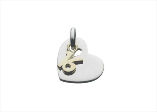 Rhodium Plated | Numeric Pendants